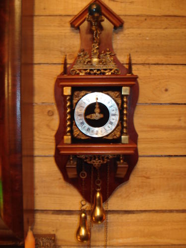 Kleine Holländische Uhr Zaanse-Clock Friesische Stuhl-Uhr