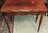 Englischer Mahagoni-Spieltisch um 1850/60